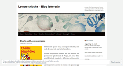Desktop Screenshot of letturecritiche.com